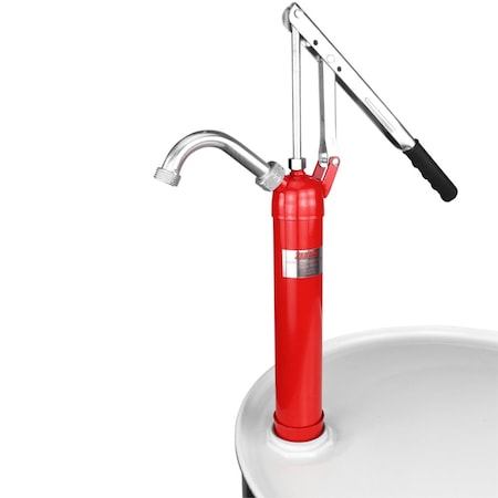 Zeeline Hand Operated Lever Drum Pump with All Steel Body 1 Gallon Per 9 Strokes ZED-S